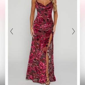 ALETTA MAXI DRESS - COWL CROSS BACK DRESS